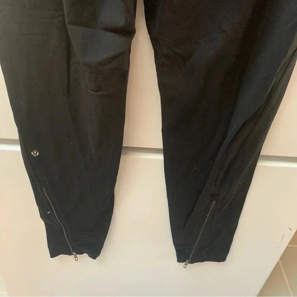 Men's Lululemon Black Jogger Pants Ankle Zipper S - Picture 6 of 11